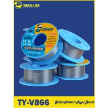 MECHANIC TY-V866 40g Mild Rosin Core 270℃ Melting Point 0.2-0.8mm High Purity Environmental Solder Wire Welding Flux Iron Cable