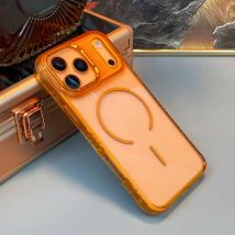 Luxuriöse kristallklare magnetische TPU + PC stoßfeste Handyhülle für iPhone Air 16 Plus 15 17 Pro Max für Magsafe Wireless Charge Cover