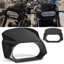 For Harley Sportster S 1250 2021-2022 Vivid Light Black Front Headlight Fairing Mask Cowl Cover Motorcycle Accessory RH1250