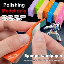 9Pcs For Assembling Model Build Tools Hobby DIY MS-E400~1200 Semi-rigid Sanding Sticks Plastic Model Polishing Rod