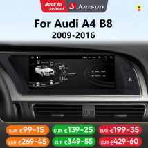 Junsun 8 núcleos inalámbrico CarPlay Android Auto Radio Multimedia para Audi A4 A4L B8 2009-2016 4G WiFi IPS pantalla táctil Autoradio
