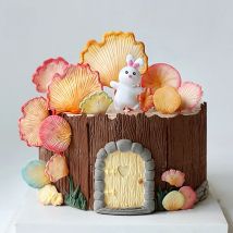 VERIDIAN Backformen Silikon Kuchen Dekoration Wald Baum Wurzel Pilz Stumpf Rinde Textur Fondant Kuchen Silikonform