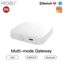 MOES Nowa wielomodowa inteligentna bramka ZigBee Bluetooth Mesh Hub współpracuje z inteligentną