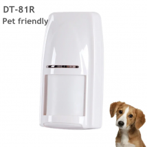 Rilevatore PIR a doppia tecnologia per animali domestici 433 Mhz/868 Mhz Messa a fuoco DT-81R Microonde compatibile con Meian ST-VGT HA-VGW Allarme Wi-Fi