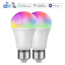 NUOVA Tuya eWelink Smart Lampadina WiFi E27 9W LED RGB Lampada Dimmerabile Funzione timer Lampadina magica Funziona con Alexa Google Home Yandex Alice