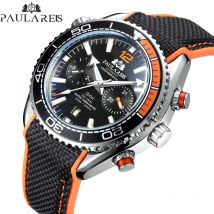 PAULAREIS P Luxus Männer Automatische Selbst Wind Mechanische Uhr für Männer Kautschukband Wasserdicht Leucht Datum Mode Herren Uhren