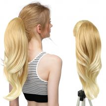 Synthetische Kordelzug Perücke Schwarz Pferdeschwanz Haarverlängerungen Für Frauen Schwanz Curl Micro-lockige Kordelzug Perücke Pferdeschwanz Lange Lockige
