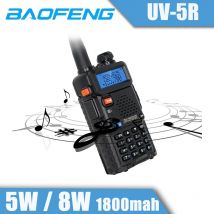 BaoFeng UV-5R Oryginalne walkie talkie Baofeng 5W/8W UHF/VHF Dwukierunkowe radio Ham Radio Baofeng Walkie Talkie