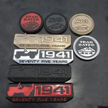 Naklejki samochodowe 3D Metal 4X4 Trail Rated Emblem Logo Naklejki samochodowe do Jeep Wrangler