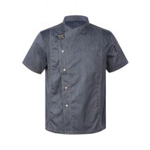 Cook Hotel Restaurant Canteen Cake Shop Cafe Shirt Cooking Costume Food Service Kitchen Work Uniform Adult Grey Chef Jacket Coat