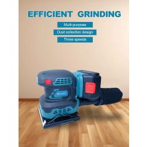Mini Electric Sander 2000mAH Lithium-ion Rechargeable Cordless Sandpaper Machine Sanding Polishing