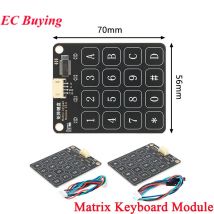 4x4 4*4 Matrix-Taste Tastatur Schalter Tastatur Array Modul 16 Tasten Kapazitive Touch Breadboard für Arduino DIY Kit mit Kabel