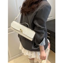 2025 NEW Elegant Women's Bags Black Retro PU Leather Crocodile Pattern Flip Women's Clutch Evening Bag Shoulder Crossbody Bag