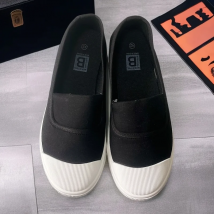 ex Canvas Slip-On Casual oes Flat Bot Breathable Comfortable Rubber Sole round Toe Flat Heel Summer New Sle