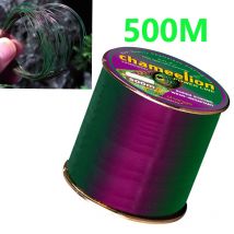 REDTOMATO 500m zmieniająca kolor żyłka kameleonowa płaszcz z fluorowęglowego monofilamentu nylonowy