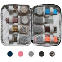 Scatola portatile impermeabile per orologio, portaoggetti per uomo e donna, scatole per orologi intelligenti per orologi con cinturino per orologi Apple