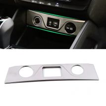 Für Hyundai Tucson 2015-2018 Center Konsole Zigarette Leichter AUX USB Panel Abdeckung Trim Auto Edelstahl Dekorative Aufkleber