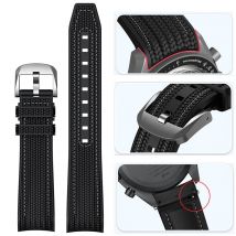 20 mm Schnellverschluss-Armband für Swatch X Omega Joint MoonSwatch Herren Damen, gebogenes Ende, Silikon-Gummi-Uhrenarmband, Armband-Werkzeug