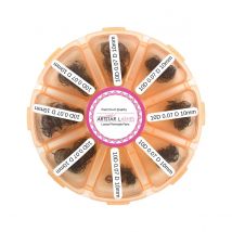 ARTSTAR Brown Loose Fan Lash Extensions Length mix8-15mm  Premade Volume Fan Pointy Base Brown Eyelash Extensions Cilio