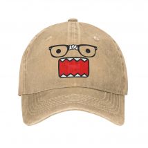 Berretto da baseball Domo Kun Divertente Meme Estate Casual Cappello da camionista Kawaii Unisex-Adolescenti Personalizzato FAI DA TE Kpop Rock Berretti da baseball traspiranti
