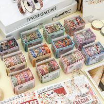Kawaii 5 Stück Papierband zum Basteln, DIY-Kreation und Sammelalbum, dekorative Briefpapieraufkleber für Geschenke und Feiertagsdekorationen