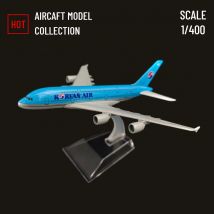 Maßstab 1:400 Metallflugzeugmodell, Korea AIR Flights Boeing Flugzeug Legierung Druckguss World Aviation Sammlerstück Miniaturspielzeug