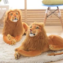 3D-Simulation Plüschtiere Stofftier Puppe Löwe Spielzeug umarmbar Kinder Spielzeug Weihnachten Geburtstagsgeschenk für Kinder Wohnkultur