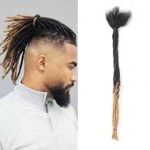 0,2 cm Kinky Braiding Microlocks T27 Dreadlocks brasilianisches Echthaar 10 Stränge Crochet Braid Hair Loc Extensions