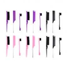 3 Stück Haars tyling Kamm Set necken Haar bürste Ratten schwanz Kamm für Frau Baby Haar Kämmen Rand Kontrolle Bürste