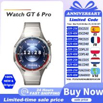2025 HUAWEI WATCH GT 6 Pro Smartwatch 1,47 "AMOLED 21 días de duración de la batería HarmonyOS 6,0 NFC llamadas Bluetooth HUAWEI WATCH GT 6Pro
