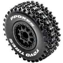 4pcs 112mm For Slash Arrma Senton HuanQi 727 Vkar 10sc Hpi Rc Car 1/10 Short Course Truck Tires Tyre Wheel With 12mm Hex