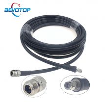 Cable de extensión coaxial LMR400, RP-SMA macho a N hembra, 50 ohm, RF, puente Pigtail para amplificador celular 4G LTE, amplificador de señal de teléfono
