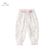 Dave Bella Mädchen Anti-Mücken-Hose Babyhose Sommer Dünn schnitt Spitzen hose Kinder kleidung db2234076