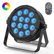 U'King 80W Par Light Stage Light 4 in 1 RGBW 14leds Stage Effect Light DMX512 Par Light con telecomando per KTV Bar DJ Disco