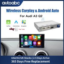 Drahtloses Carplay und Android Auto für Audi A3 8V Q2 8P 2013-2018 mit Mirror Link AirPlay-Unterstützung Kamera-Navigationszubehör