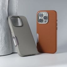 INS Einfache Einfarbig Leder MagSafe Telefon Fall Für iPhone 16pro max 16 Pro 16 plus Drahtlose Lade Legierung Objektiv harte PC Abdeckung