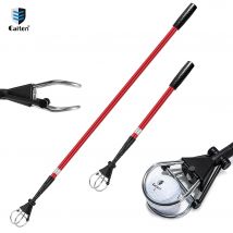 6FT/15FT Golfball-Retriever, Teleskop-Aluminiumschaft, leichtes und langlebiges Design, einfaches Ball-Retrieben, perfekt für Golfer