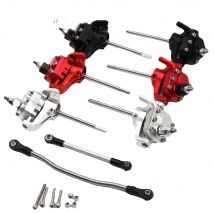 Climbing car SCX10 90046 90047 frame 313mm wheelbase all metal reverse transmission front and rear door axle steering components