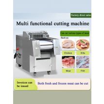 Multifunctional Diced Chicken Cube Cutting Machine 3000W Meat Strip Cutter Meat Slicer Automatic Beef Cube Dicer