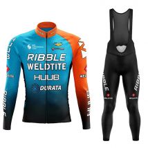 HUUB Weldtite Herbst Pro Team Radfahren Jersey Set MTB Uniform Fahrrad Kleidung Quick Dry Fahrrad Kleidung Herren Lange Radfahren Tragen