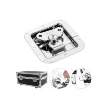 DRELD Toolkit Equipment Box Spring Loaded Recessed Butterfly Latch Lock Toolbox Cabinet Latch Lock Furniture Fittings 101*108mm