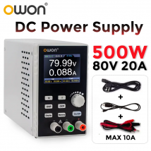 OWON SPE8105/8205 Programmable DC Power Supply | 80V 10A/20A 500W Output | SCPI Control &List Waveform Editing Output