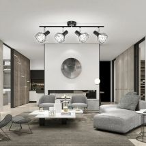 Faretti girevoli a LED E14: lampada da soffitto e da parete a doppio uso per cucina, illuminazione del soggiorno, perfetta per l'illuminazione direzionale