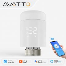 AVATTO Tuya 1-6 SZT. WIFI TRV Termostatyczny zawór grzejnikowy, inteligentny regulator temperatury, kompatybilny z Alexa i Google Home