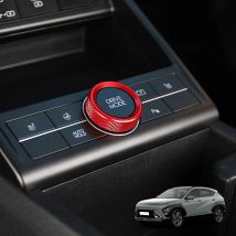Per Hyundai Kona SX2 2024 2025 Accessori Interni Auto In Alluminio Console Centrale Del Cambio Modello di Azionamento Manopola di Controllo Anello di Copertura