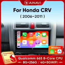 Ainavi Autoradio Für Honda CRV 3 RE 2007 2008 2009 2010 2011 Drahtlose Carplay Android Auto Auto Stereo Multimedia Player 2 DIN 4G