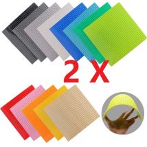 2PCS Piastre di Base Classiche 32x32 16x32 Punti Piastra di Base MOC Blocchi di Plastica Mattoni da Costruzione di Montaggio Compatibile Marca City Friends