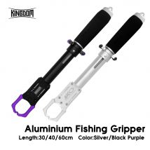 Königreich Aluminium Angeln Greifer 30/40/60 cm Tragbare Fisch Controller Professionelle Fisch Grip Lip Catcher Fisch Control werkzeug