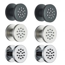 Chrom SPA Dusche Sprayer Dusche Body Jet Runde Massage Jets Messing Bodyspray Verdeckte Installation Dusche Jets