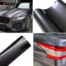 Auto aufkleber glänzend grau Aurora Körper Farbwechsel Film selbst klebend wasserdicht Vinyl Wrap Aufkleber für Motorrad Auto Zubehör